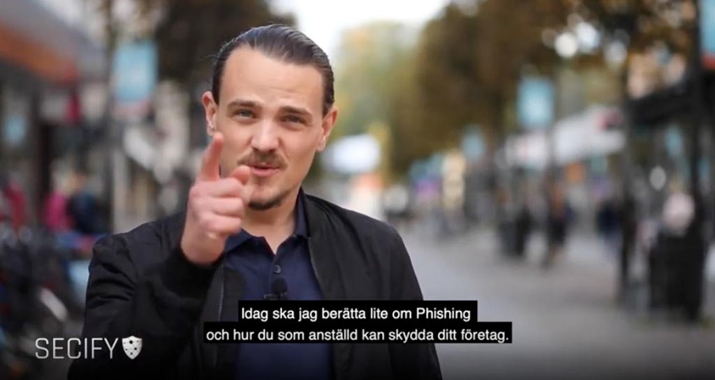 stillbild från video om phishing