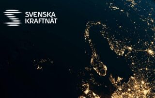 Bild på norden, sverige är mörkt